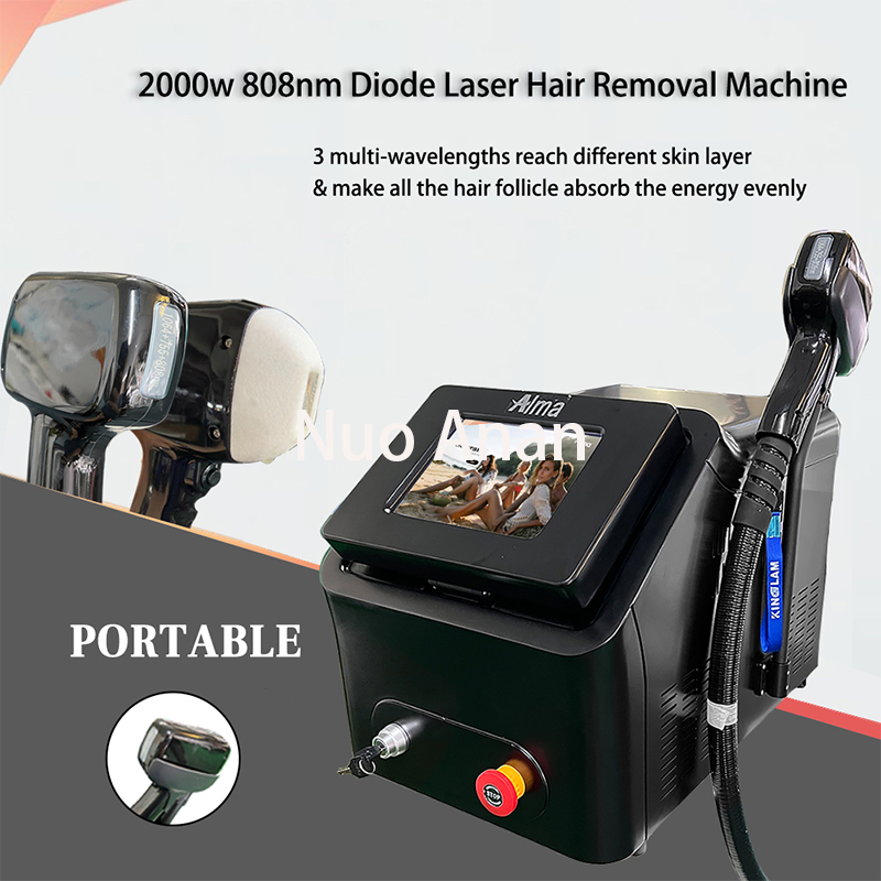 Industrial Laser Hair Removal Machine - 3500w Soprano Diode Ice Laser Hair