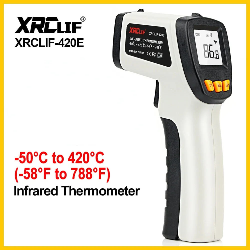 Industrial Laser Temperature - XRCLIF Infrared Thermometer Non Contact Pyrometer