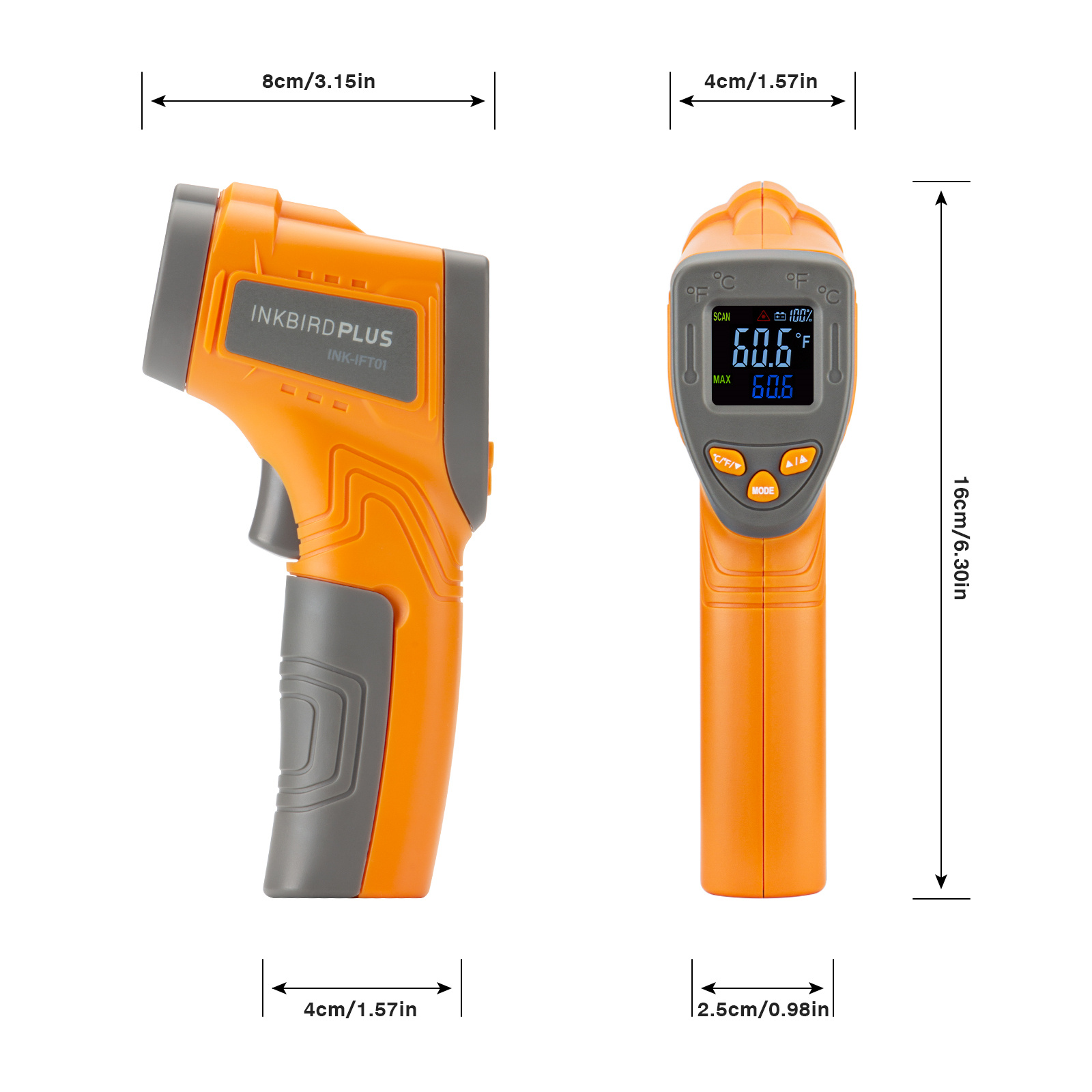 Inkbird Laser Infrared Thermom - Industrial Laser Temperature review and price