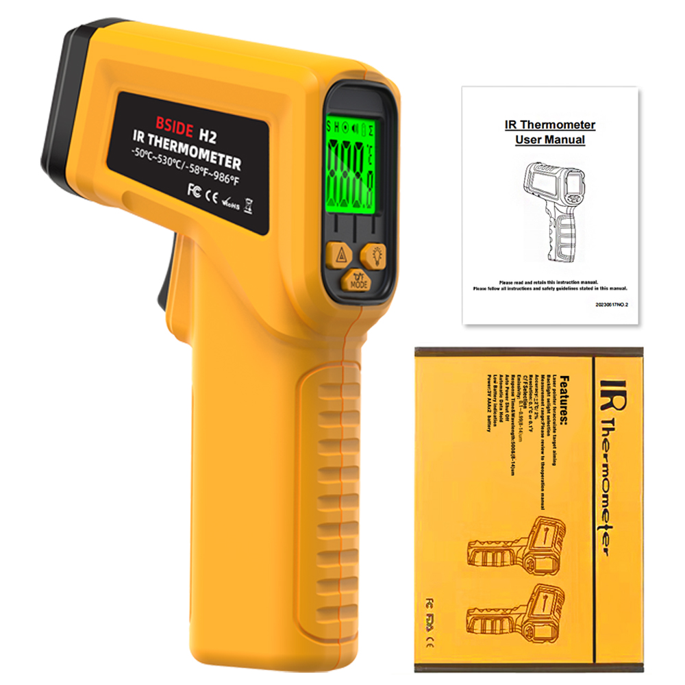 BSIDE Infrared Thermometer H2  - Industrial Laser Temperature review and price