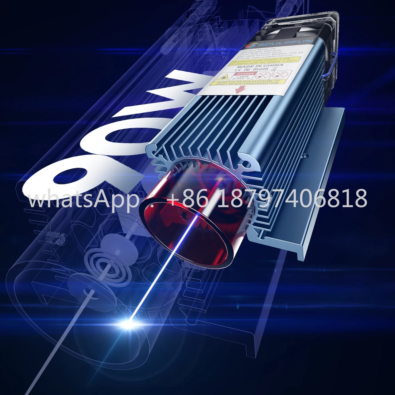 Special effect laser module S9 - Diode Laser Module review and price