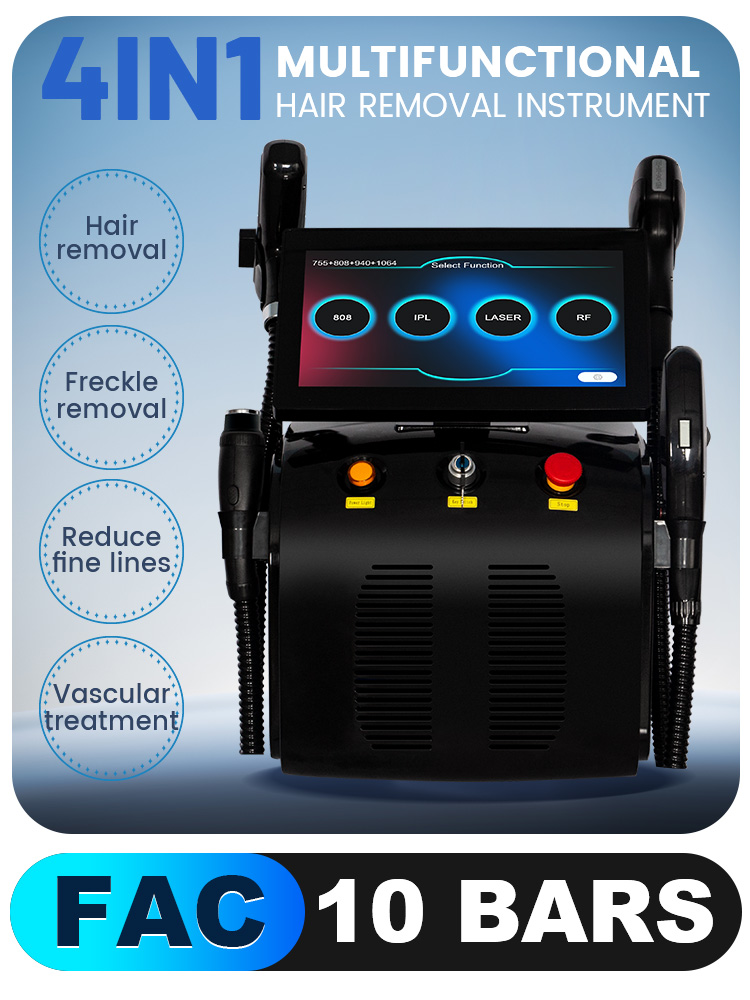 Newest 4 In 1 Diode  Pico 808  - Industrial Laser Hair Removal Machine review and price
