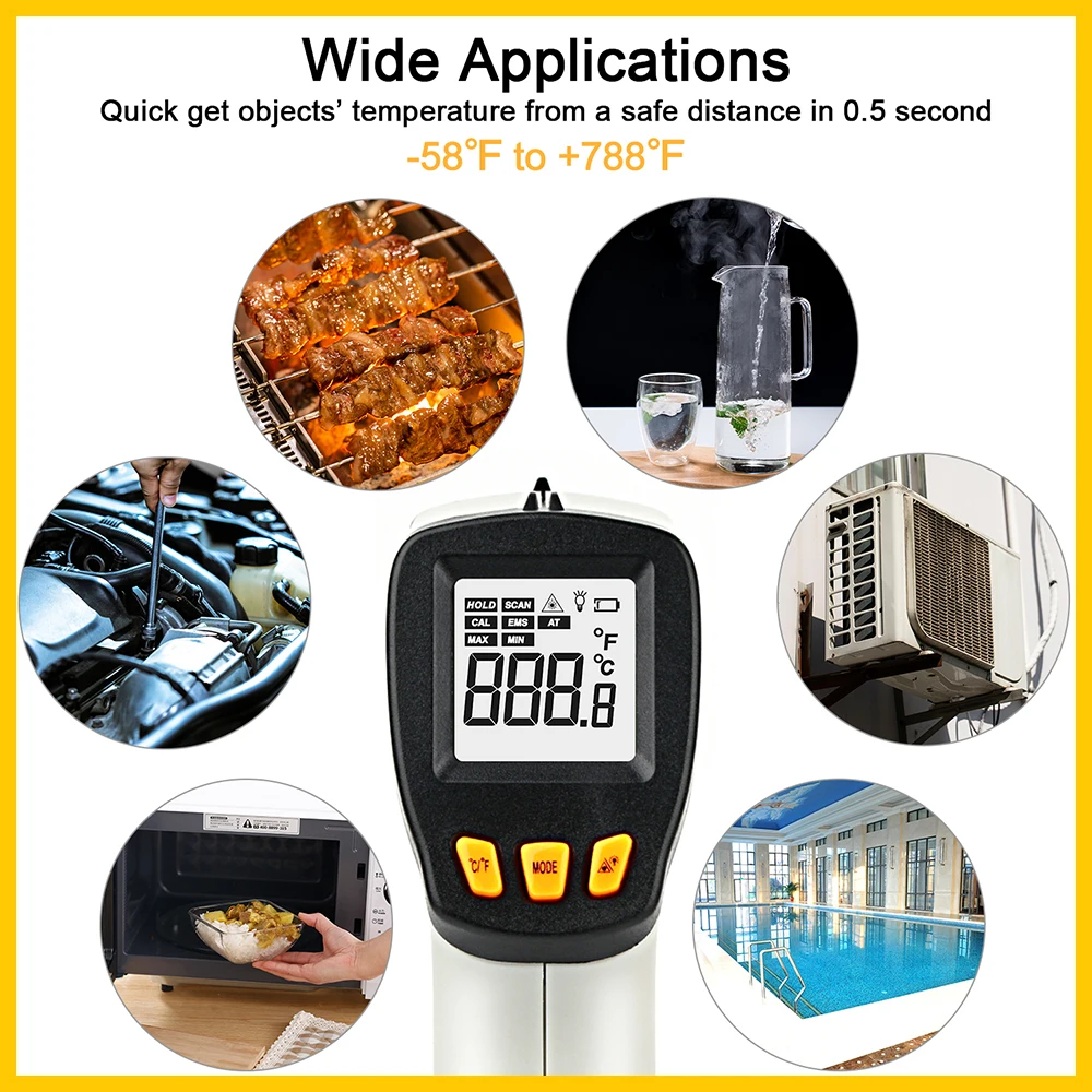 XRCLIF Infrared Thermometer No - Industrial Laser Temperature review and price