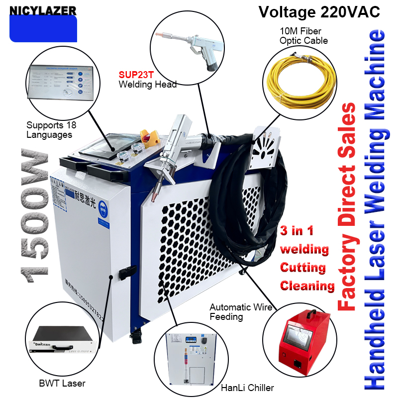 Industrial 1500W Handheld Lase - Industrial Handheld Laser Welder review and price