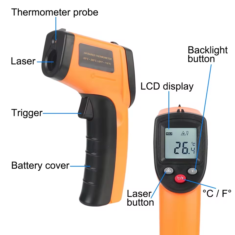 New T600 T600A Digital Infrare - Industrial Laser Temperature review and price