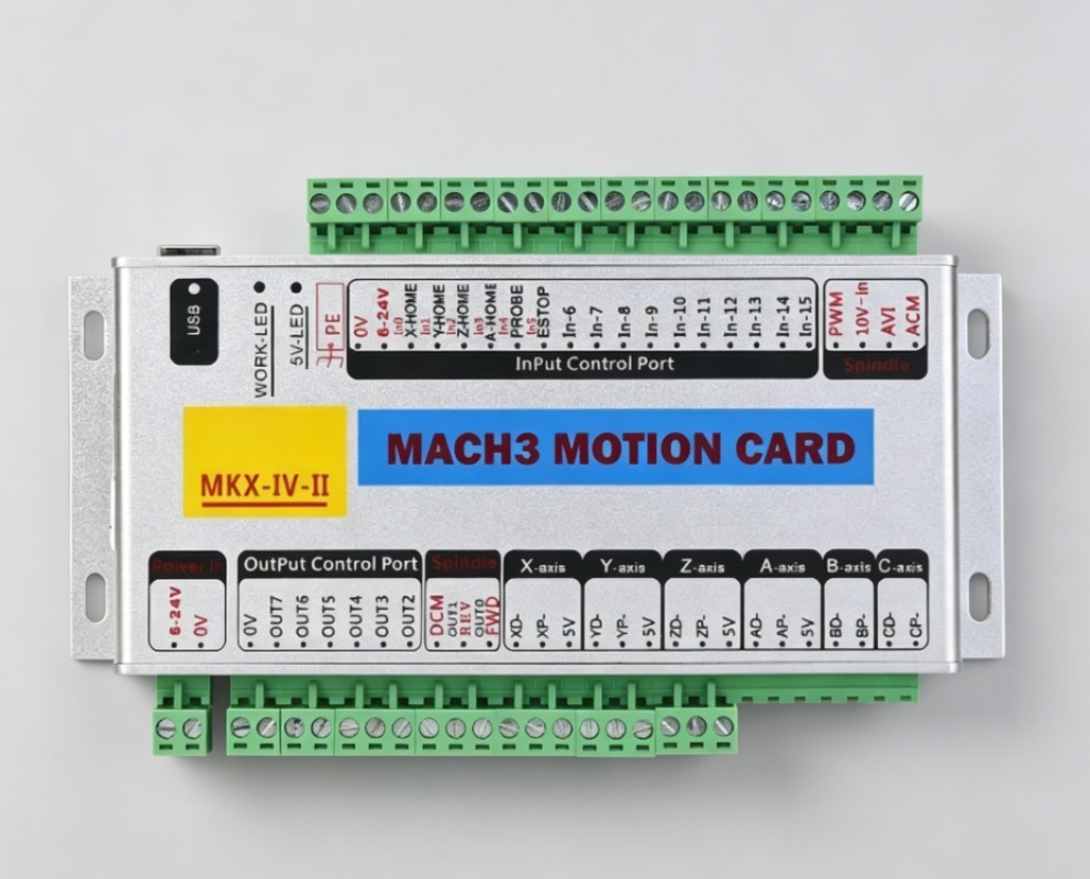 MK4-IV 4-Axis USB Motion Card  - Breakout Board Mach3 review and price