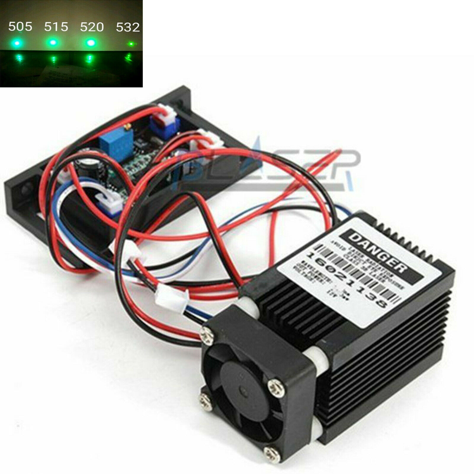 Focusable 520nm 100mW Grass Gr - Diode Laser Module review and price