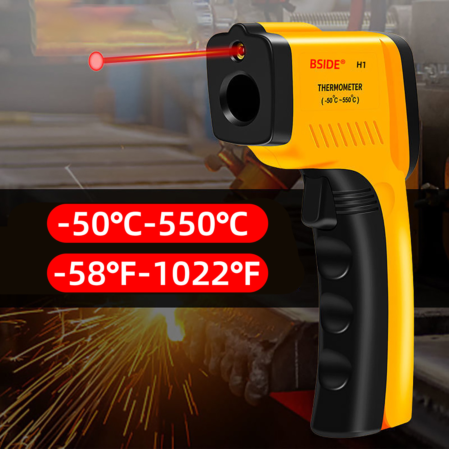 Digital Infrared Thermometer - - Industrial Laser Temperature review and price