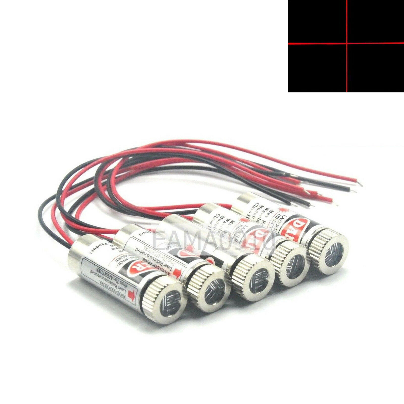 5pcs Focusable 3-5V 650nm 5mW  - Diode Laser Module review and price